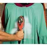 Plancha de mano a vapor que elimina malos olores y bacterias.