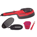 Plancha de mano a vapor que elimina malos olores y bacterias.