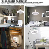 2-in-1 Multifunctional LED Ceiling Fan and Lamp with Remote Control
