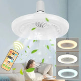 2-in-1 Multifunctional LED Ceiling Fan and Lamp with Remote Control