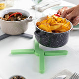 Folvet InnovaGoods Individual Foldable Silicone Trivet, 2 Units