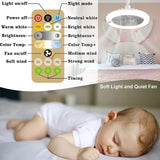 2-in-1 Multifunctional LED Ceiling Fan and Lamp with Remote Control