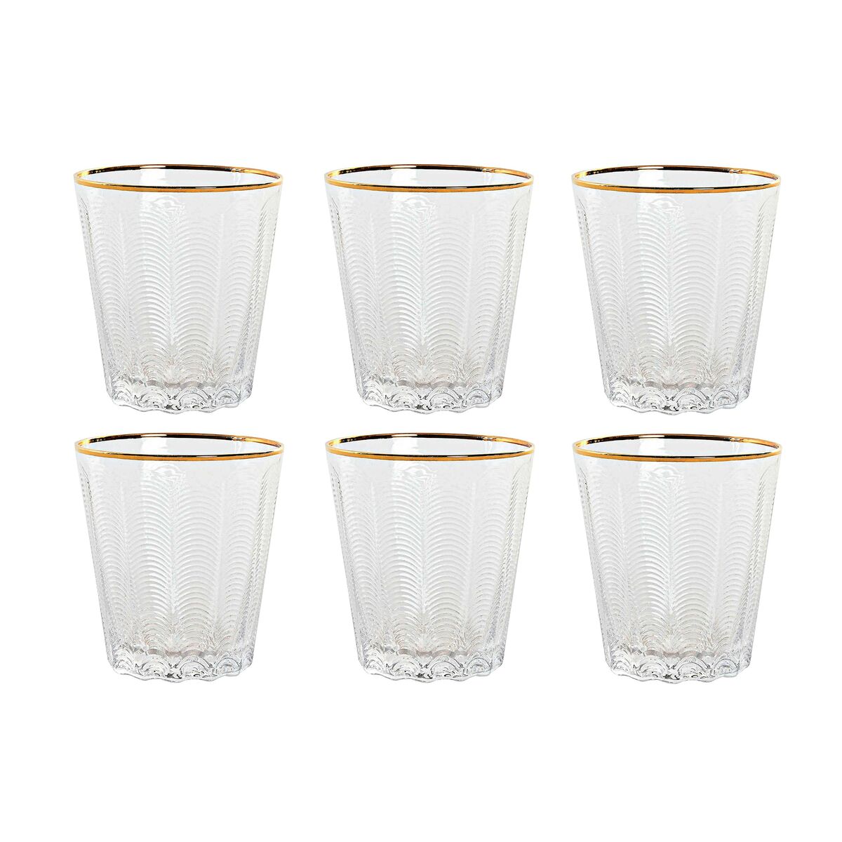 Vasos de agua y de whisky