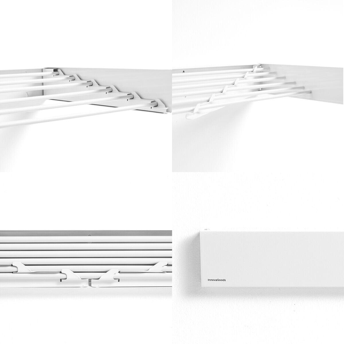 Estendal de parede dobrável, extensível e retrátil InnovaGoods Dryva 100