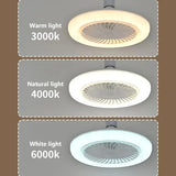 Lampara y ventilador de techo 2en1- LED multifuncionales con control remoto