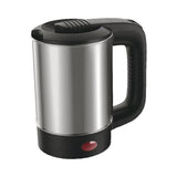 Kit de viagem: Secador de cabelo com cabo dobrável e chaleira elétrica de viagem em aço inoxidável de 0,5L.