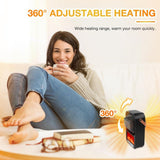 Mini Calefactor Eléctrico Portátil con Control Remoto – Calor Rápido y Seguro