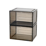 Cajas para sneakers  4 unidades, plegable, para tallas de hasta 46 MAGNÉTICO TRASLUCIDO