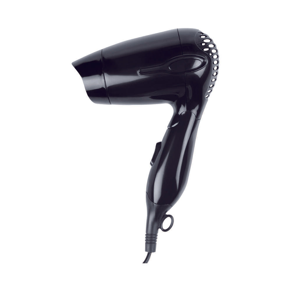 Kit de viagem: Secador de cabelo com cabo dobrável e chaleira elétrica de viagem em aço inoxidável de 0,5L.