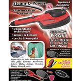 Plancha de mano a vapor que elimina malos olores y bacterias.