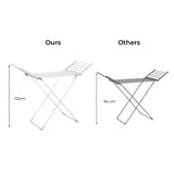 Tendedero Eléctrico Plegable con Alas, Pantalla Táctil, Temporizador y Control de Temperatura Warmmat InnovaGoods 230 W 20 Barra