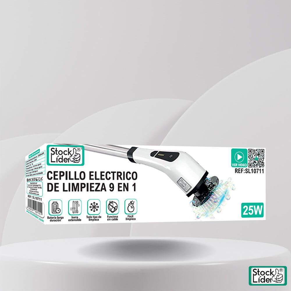 Cepillo eléctrico de limpieza 9 en 1