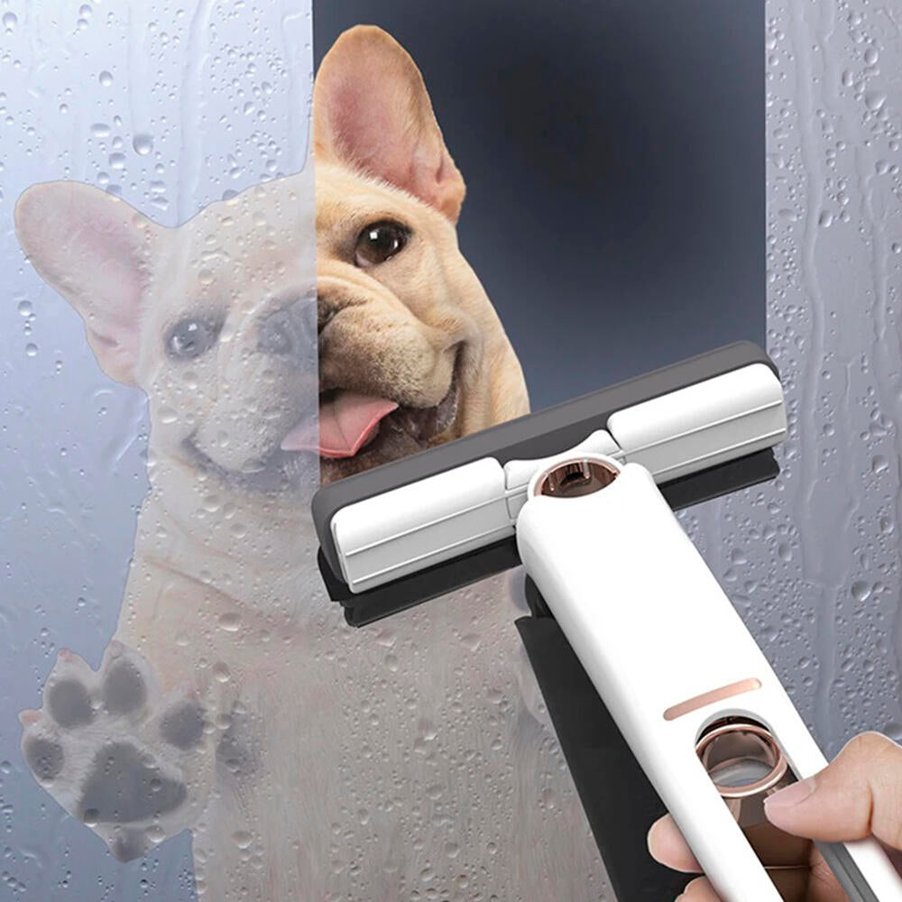 Mini esfregona de mesa para limpeza de azulejos e paredes, com sistema de torção automática.