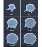 Tapa de Silicona Reutilizable – Conserva tus Alimentos Sin Plástico y Sin Derrames