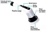 Cepillo eléctrico de limpieza 9 en 1