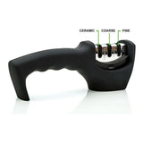 Afilador Profesional con Mango Ergonómico de Uso Manual para Afilar y Pulir Cuchillos