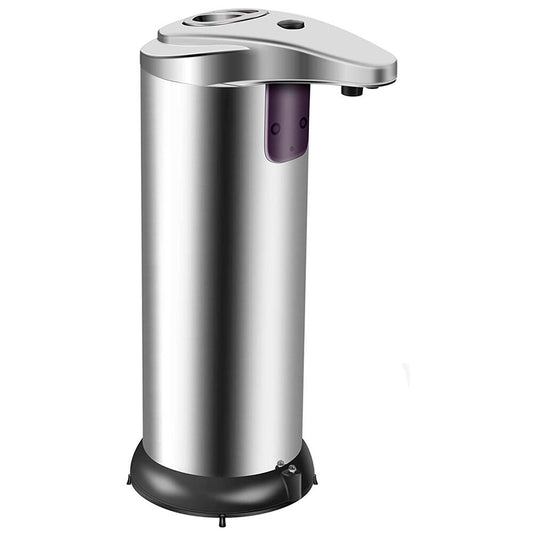 Dispensador acero de jabón automático sin contacto con sensor de movimiento