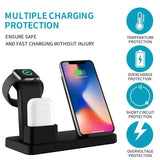 3-in-1 Wireless Charger – Charges Phone, Watch and Headphones Simultaneously